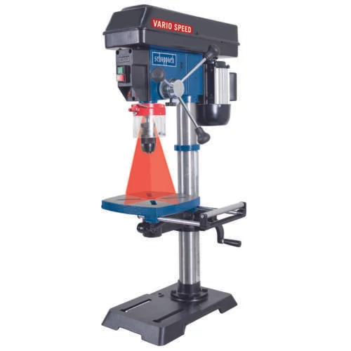 Scheppach DP 18 VARIO oszlopos fúró lézeres központosítással