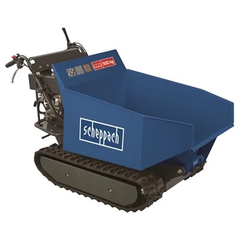 Scheppach DP 5000 - hernyótalpas szállítógép hidraulikus billenéssel és 500 kg-os terheléssel