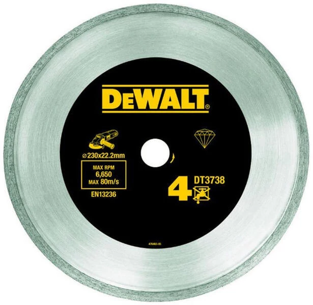 DeWalt gyémánt vágótárcsa csempéhez 230 mm x 22 DT3738-XJ