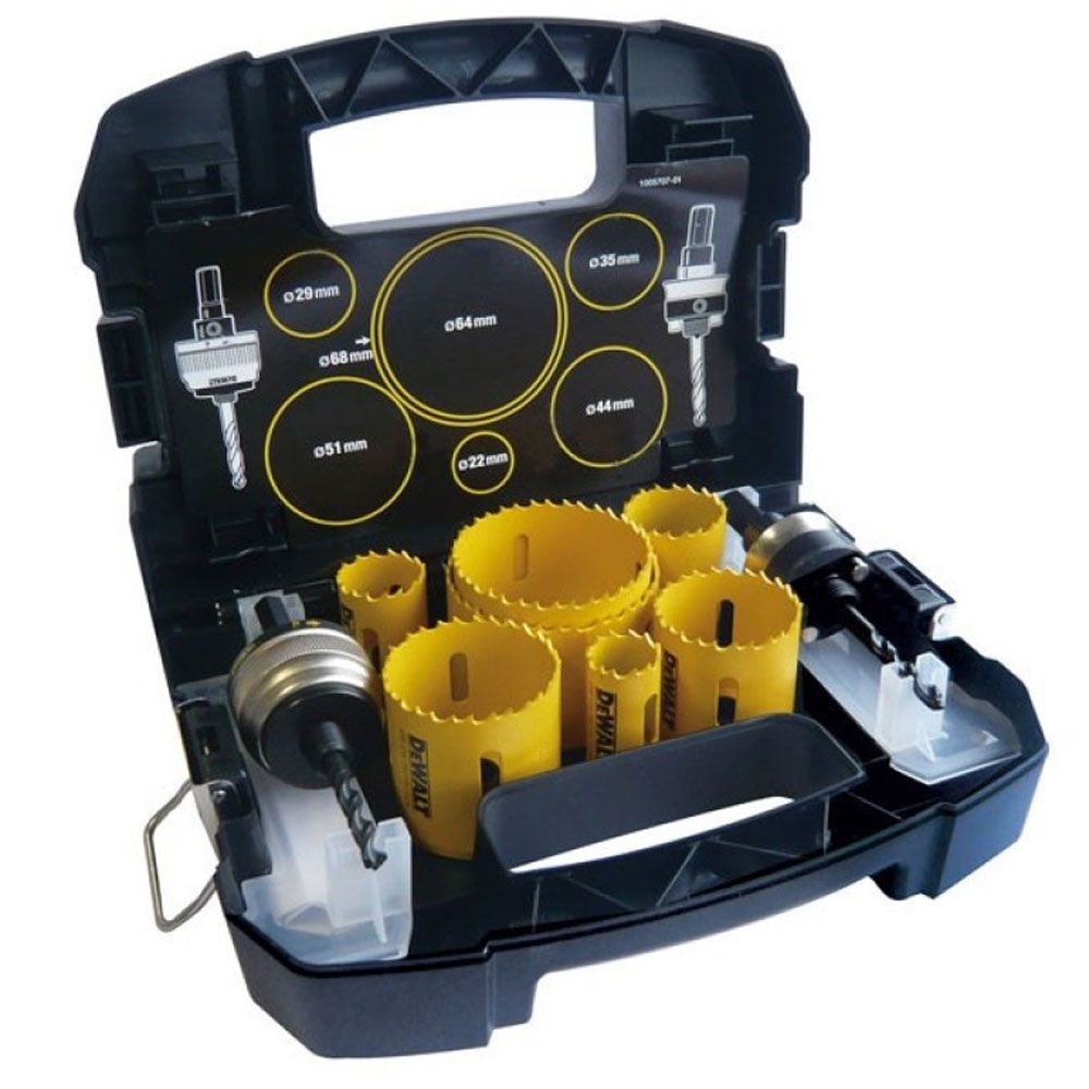 DeWalt körkivágó szett vizszerelő. 11db