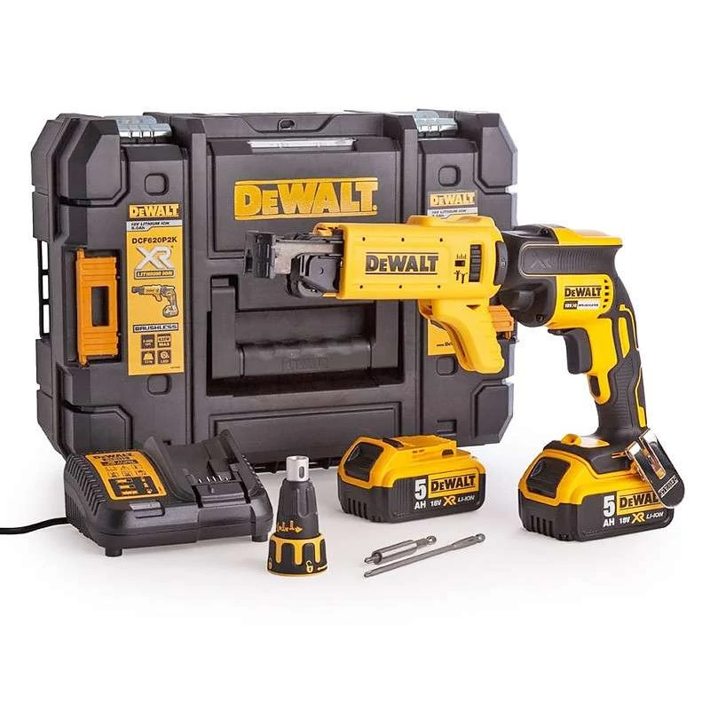 DeWalt Akkus 18.0V-OS XR kefe nélküli gipszkarton-csavarozó DCF620P2K-QW