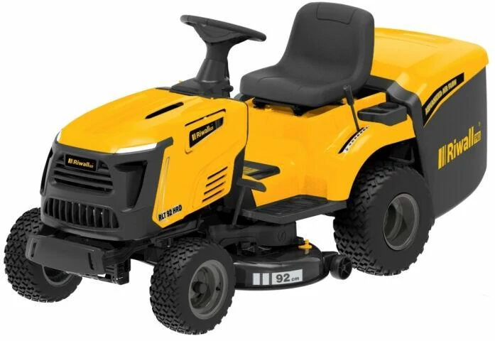 Riwall RLT 92 HRD - fűnyíró traktor hidrosztatikus váltóval és hátsó kidobással, 92 cm