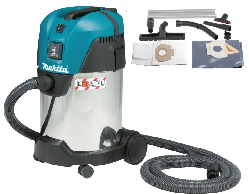 Makita 1000W 21kPa száraz-nedves porszívó 30l L VC3011L