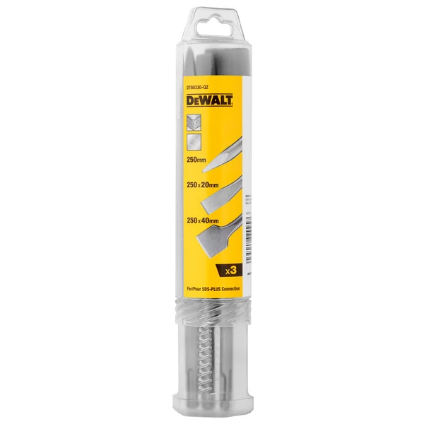 DeWalt SDS-Plus vésőkészlet 3db-os 250 mm